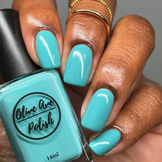Wake | Medium Turquoise Cream