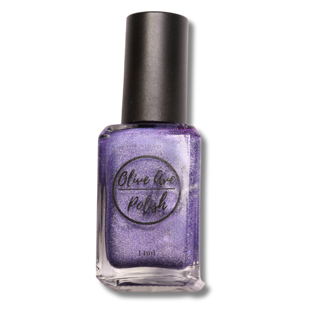 Crocus | Pastel Purple Scattered Holographic