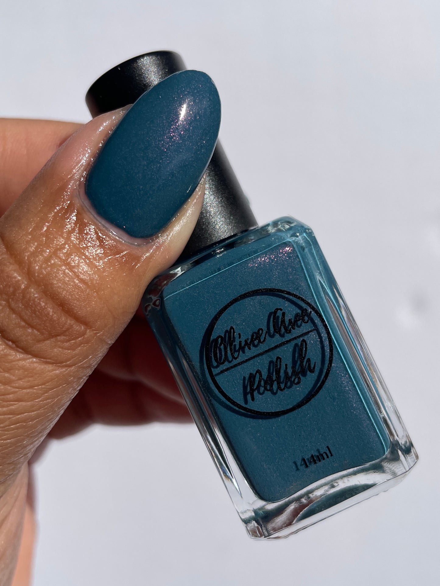 Glamour | Dusty Blue With Pink Shimmer