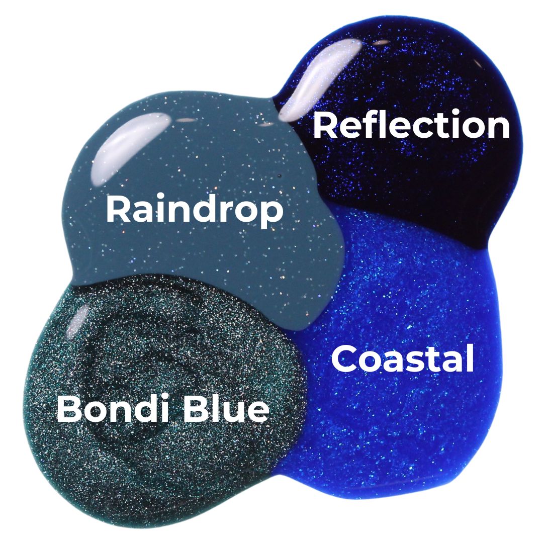 Reflection | Navy Blue Shimmer