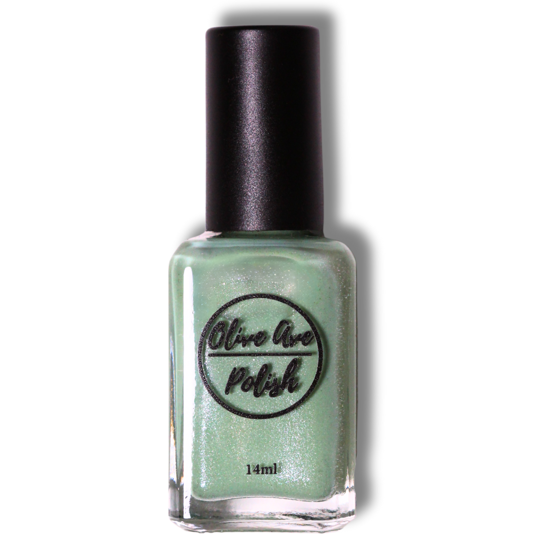 Sage | Pastel Green With Silver Shimmer Sage | Pastel Green With Silver Shimmer