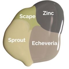 Green gray cream nail polish comparisons