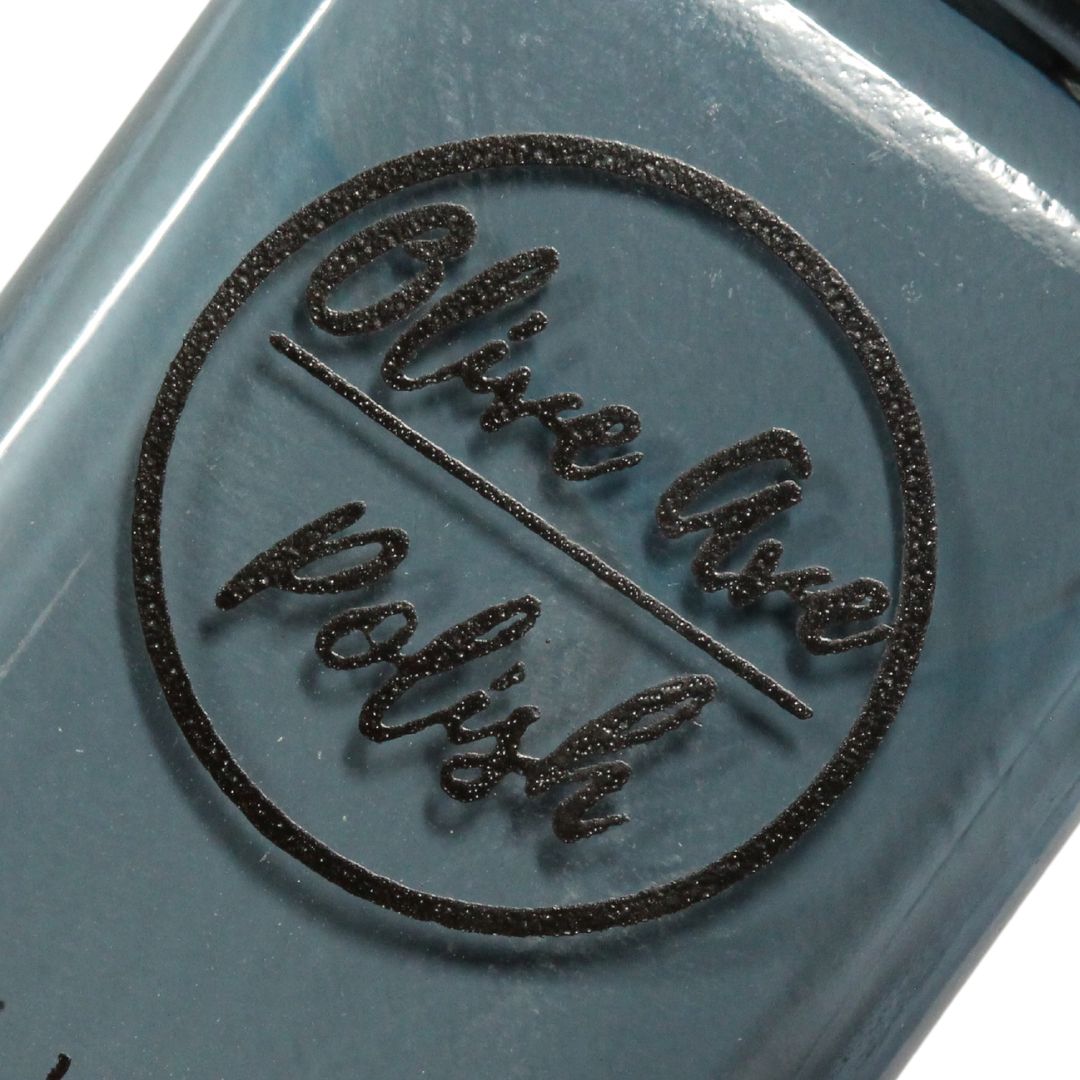 Dusty cerulean blue nail polish