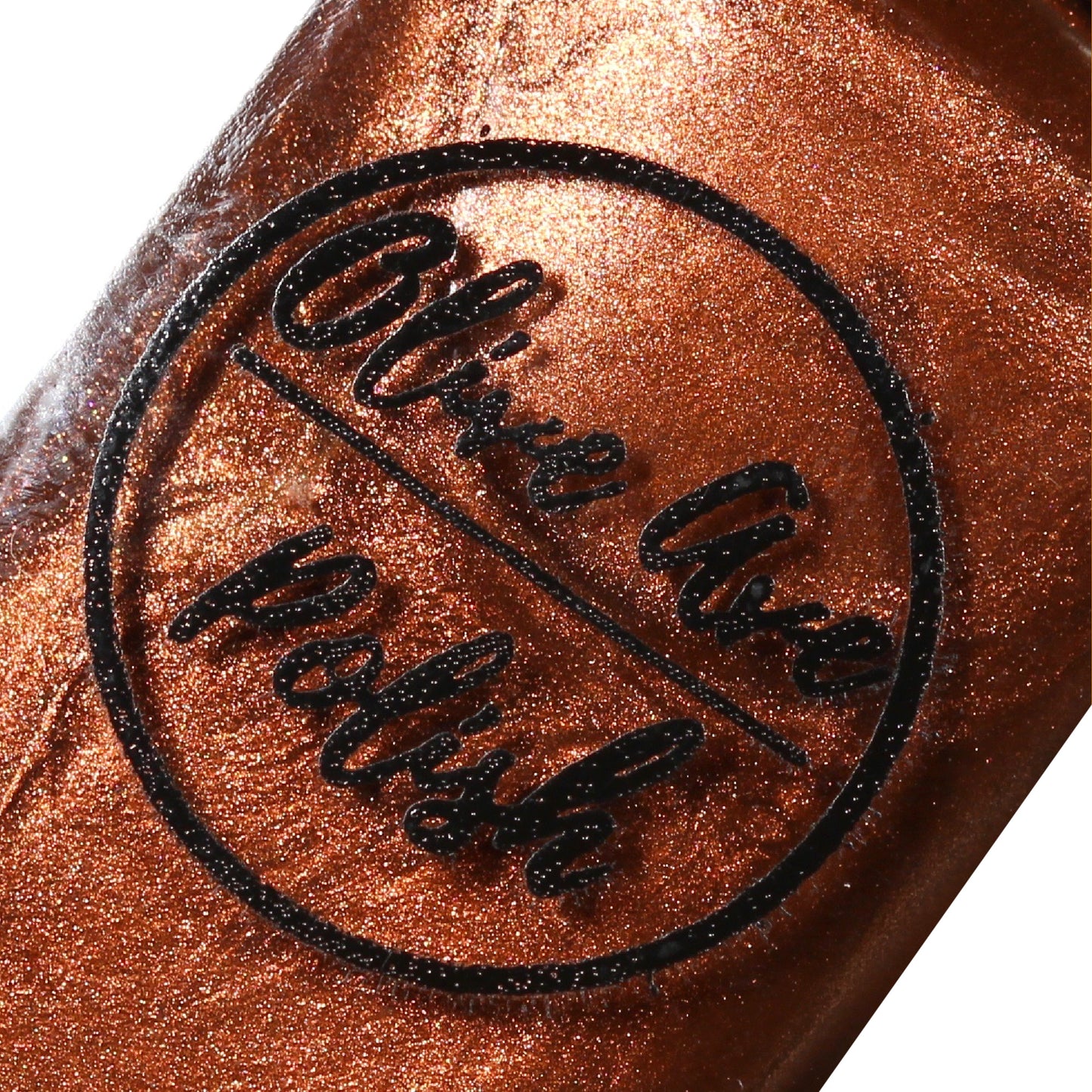 metallic brown nail polish
