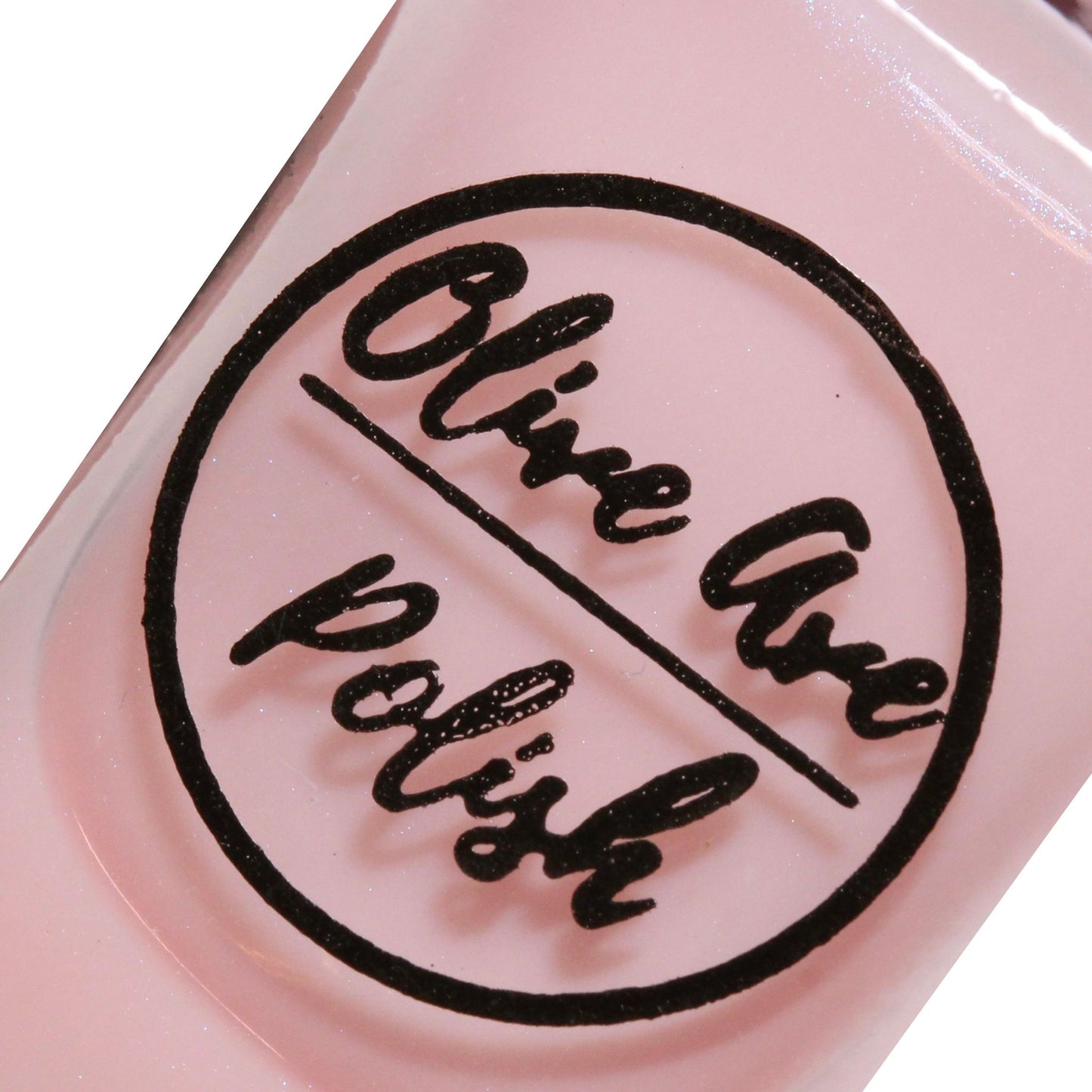 sheer pink nail polish