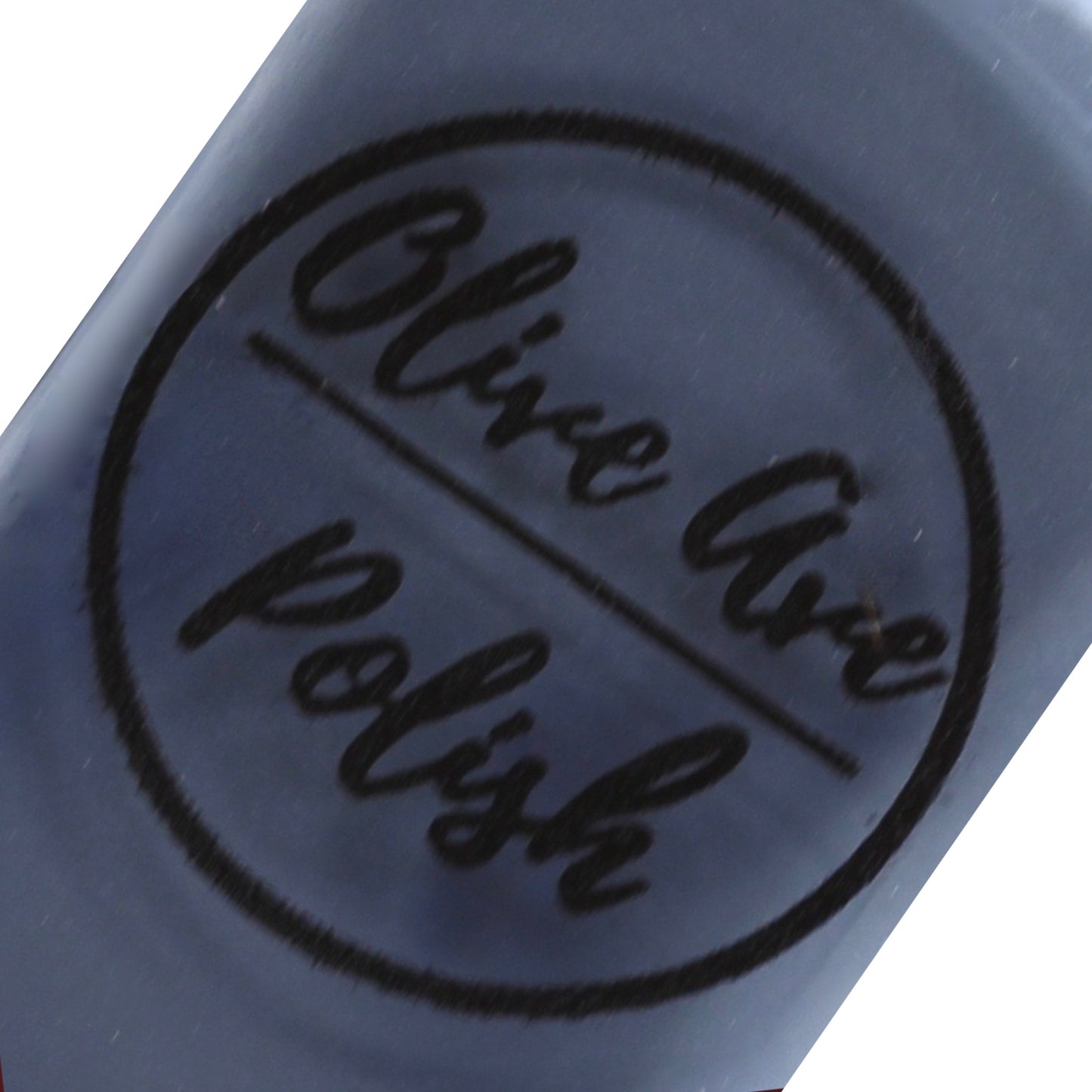blue grey nail polish