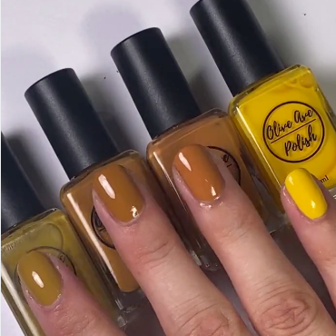 Yellow Cream Nail Polish Comparison