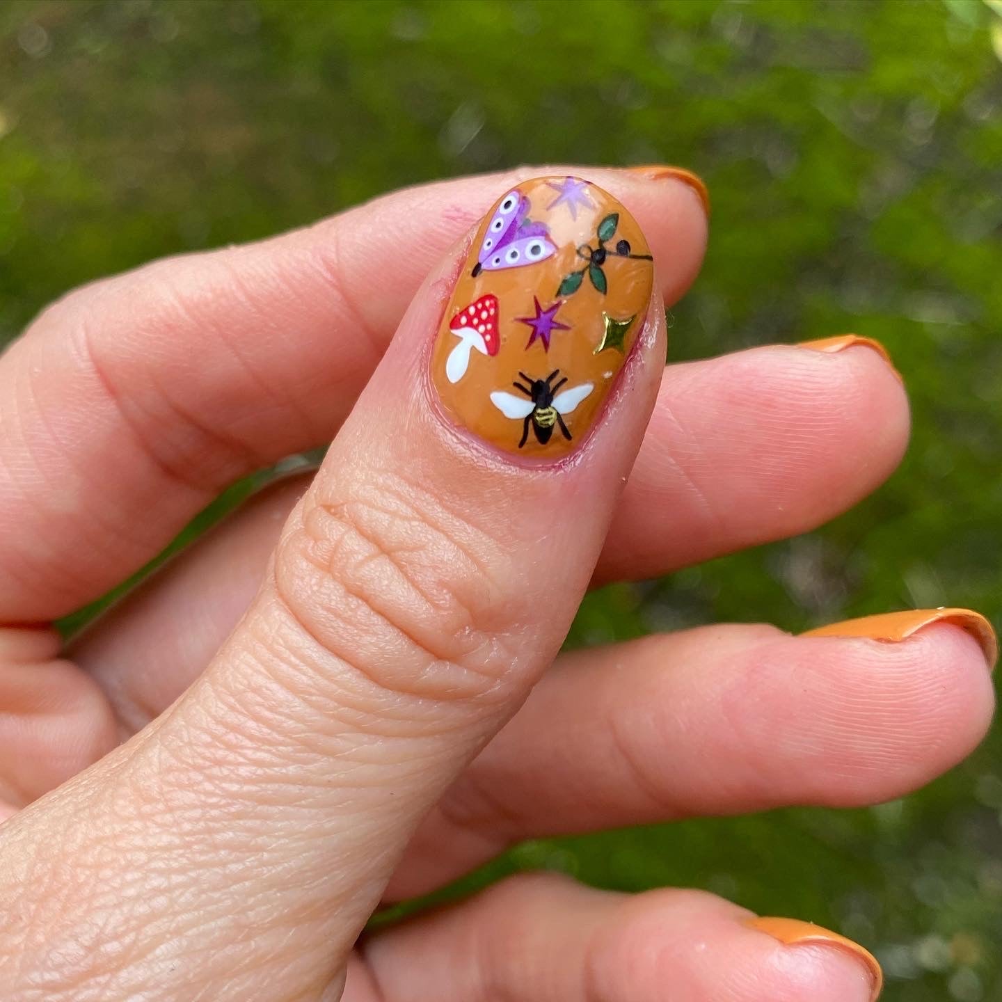 wildflower deco beauty nail art stickers collage mani