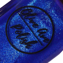 Load image into Gallery viewer, Blue glitter nail polish