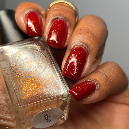 Evolve | Copper Glitter Topper
