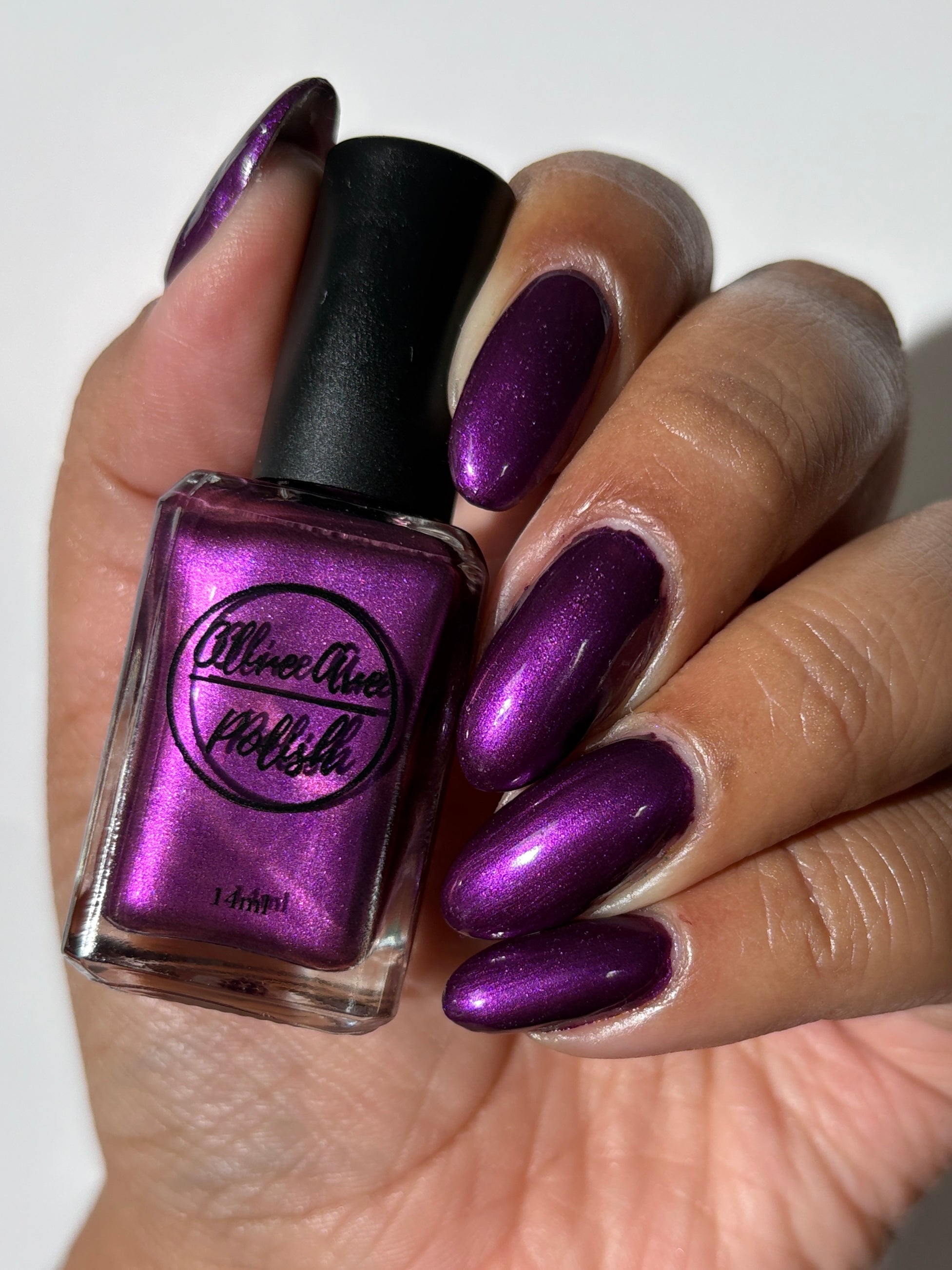 OZNIL ソフビ　1stメタリックパープルver. + 10-free, vegan, | polish nail metallic purple warm Faerie| libertyTokyo その他