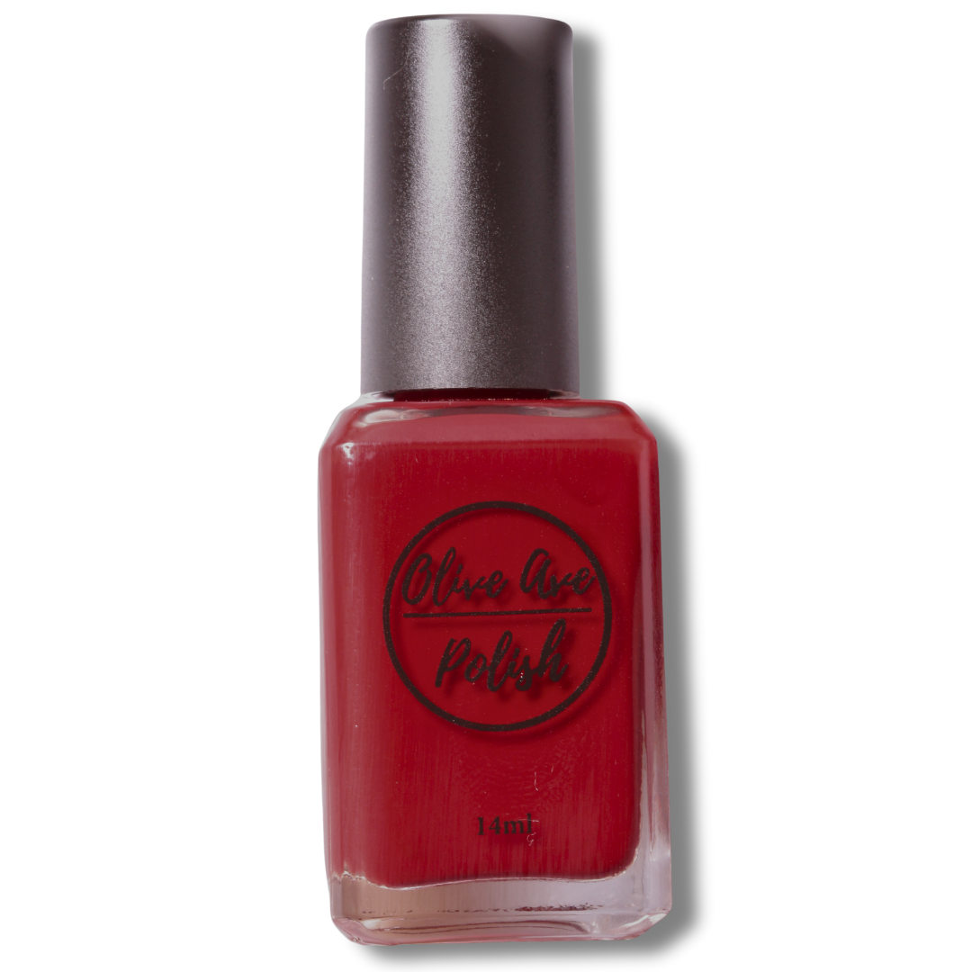 Kindle | Red Cream Nail Polish | Vegan, Cruelty-free, Non-toxic