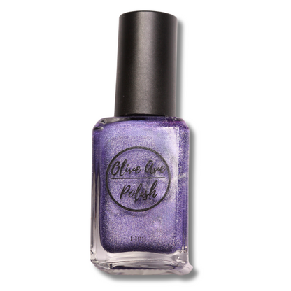 Crocus | pastel purple scattered holographic