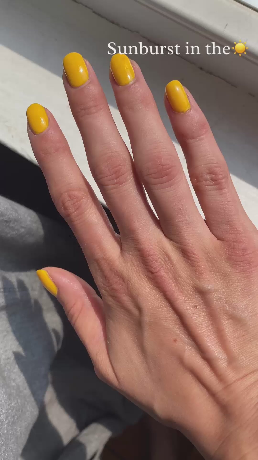 Bold yellow cream polish video