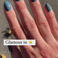 Glamour | dusty blue with pink shimmer