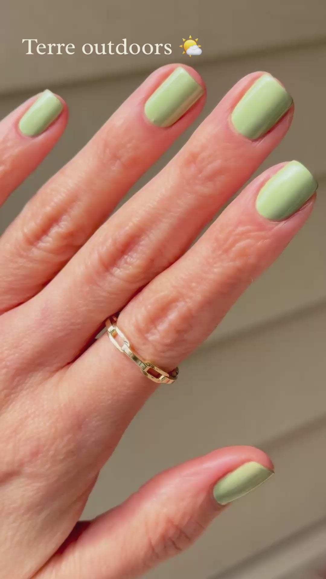 Terre | Sage green nail polish | vegan, 10-free, + cruelty-free