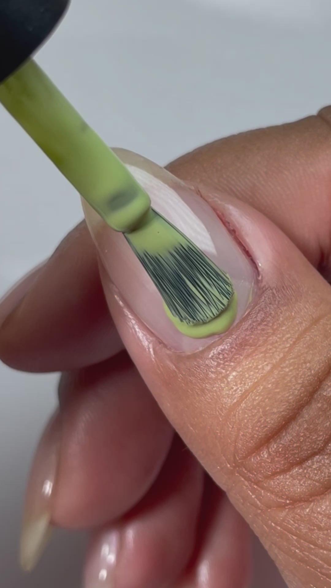 Dark green French tips on milky white short nails | Green nails, Simple  nails, Green acrylic nails
