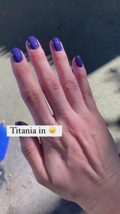 Titania | rich purple cream