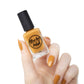 caramel nail polish swatch on pale skin tone