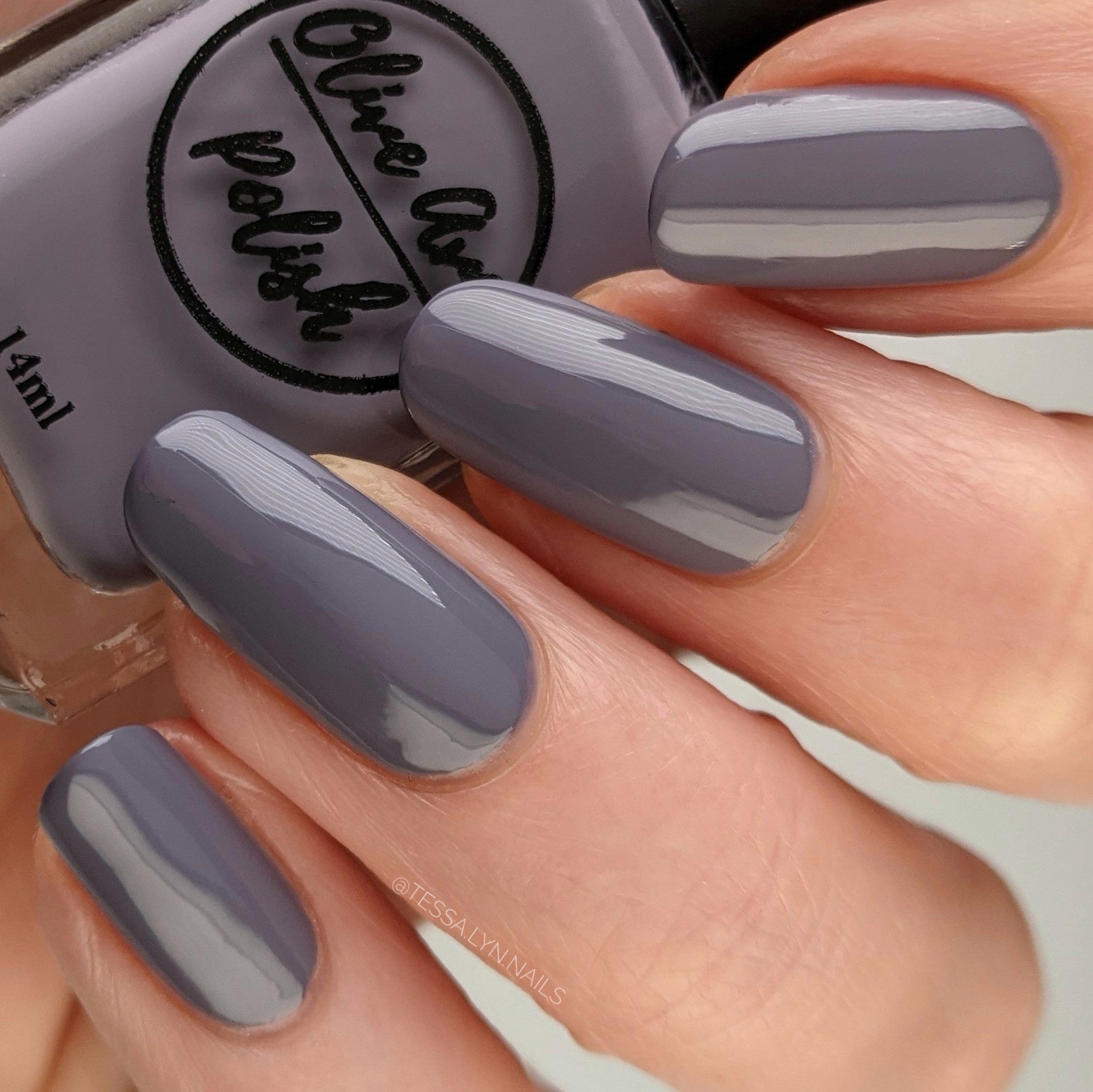 Semilac 326 Foggy Grey Shimmer UV Gel Polish 7ml