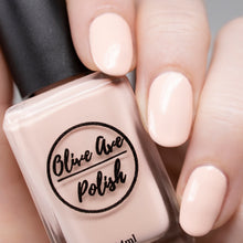 Load image into Gallery viewer, pastel pink nail polish swatch on pale skin tone