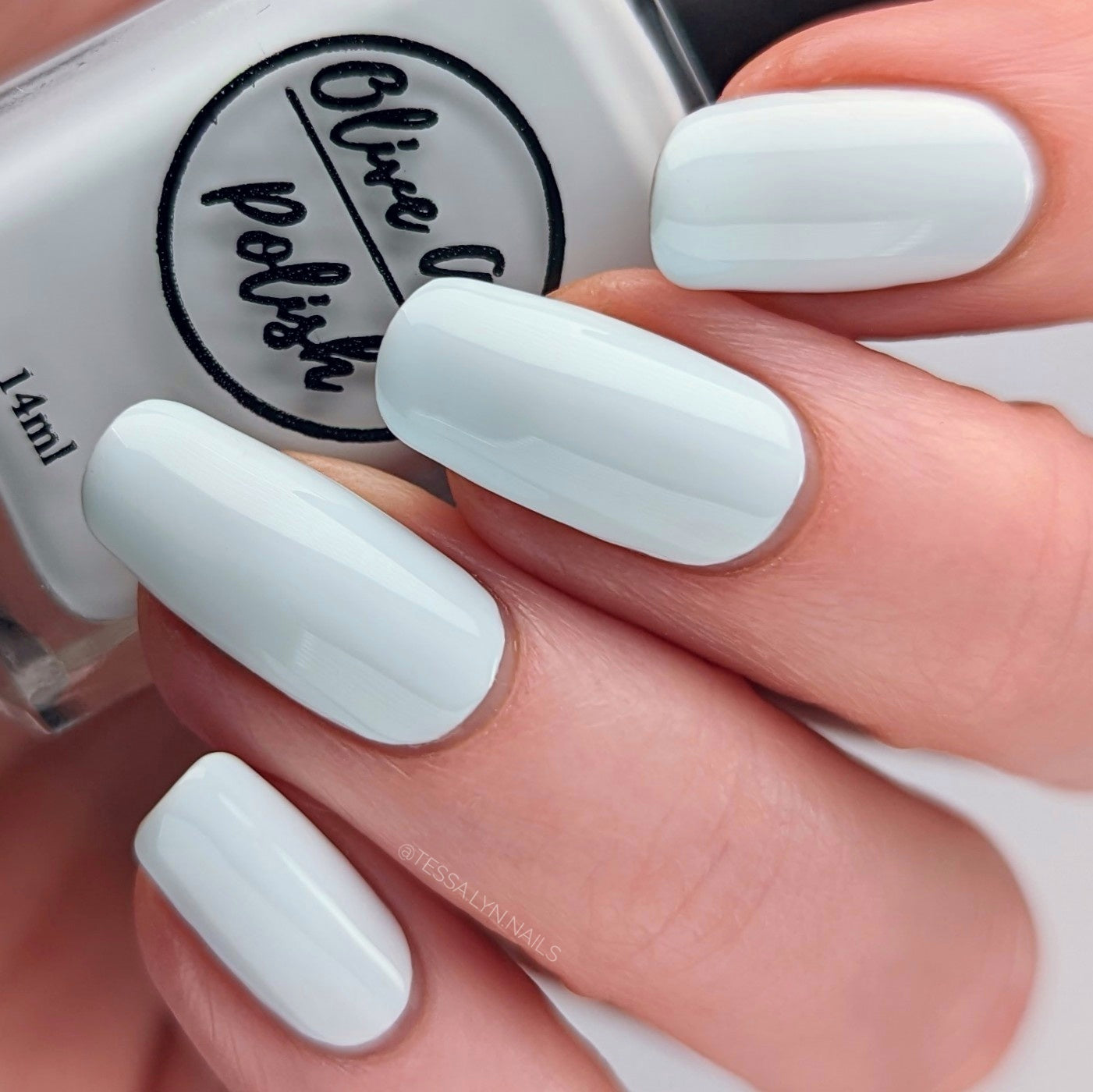 Cloudy | Light sky blue cream nail polish | vegan, 10-free, +