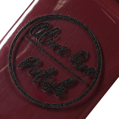 Burgundy wine nail polish