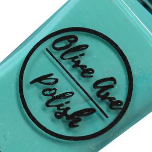 Blue Green nail polish