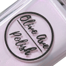 Load image into Gallery viewer, Light purple shimmer nail polish