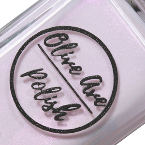 Light purple shimmer nail polish
