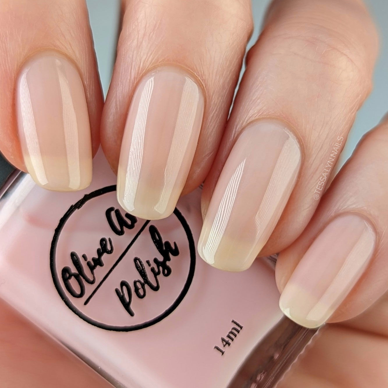 5 Pale Pink Nail Polishes - Ashley Brooke