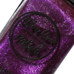 purple metallic nail polish